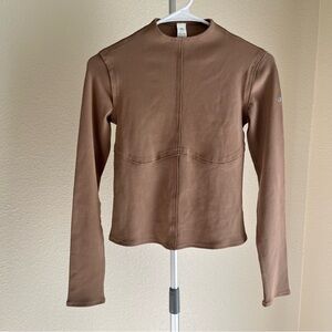 Alo Yoga Ribbed Long Sleeve Top Size S
